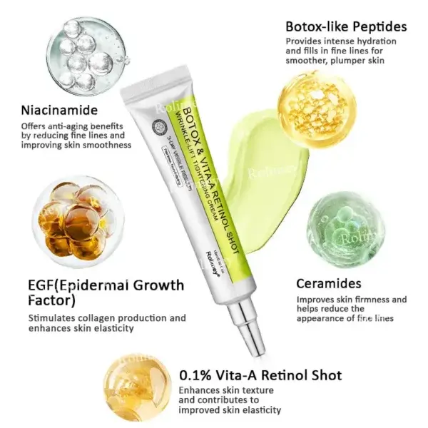 Rolimey® Botox & Vita-A Retinol Shot Tightening and Wrinkle-Reducing Cream