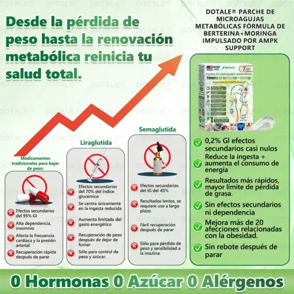 ๐ซ๐ถ๐ป๐จ๐ณ๐ฌยฎ Parche de Microagujas Nano Avanzado 10 en 1 con Moringa Berberina y NAD+
