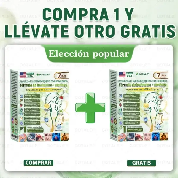 ๐ซ๐ถ๐ป๐จ๐ณ๐ฌยฎ Parche de Microagujas Nano Avanzado 10 en 1 con Moringa Berberina y NAD+